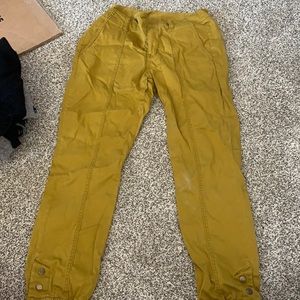 Cabi Mustard Cool Girl Pants